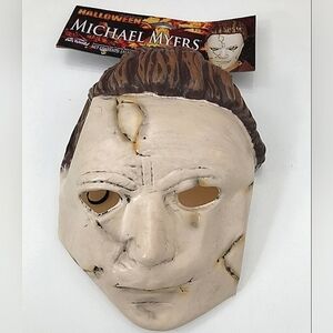 Halloween Michael Myers Mask Adult Costume Horror Movie Scary Creepy Cosplay NWT